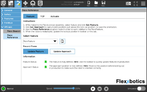 FlexxReference™ | Intuitive Universal Robot Kinematic Offset