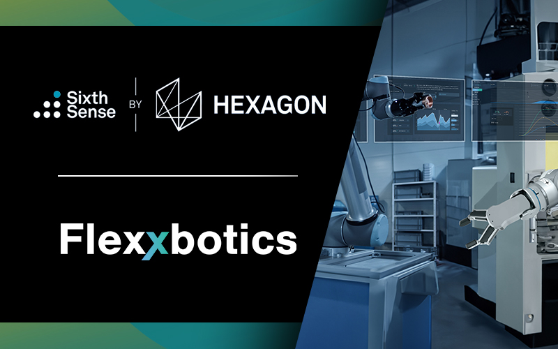 Flexxbotics Chosen for Hexagon’s Elite Sixth Sense Program to Transform Manufacturing