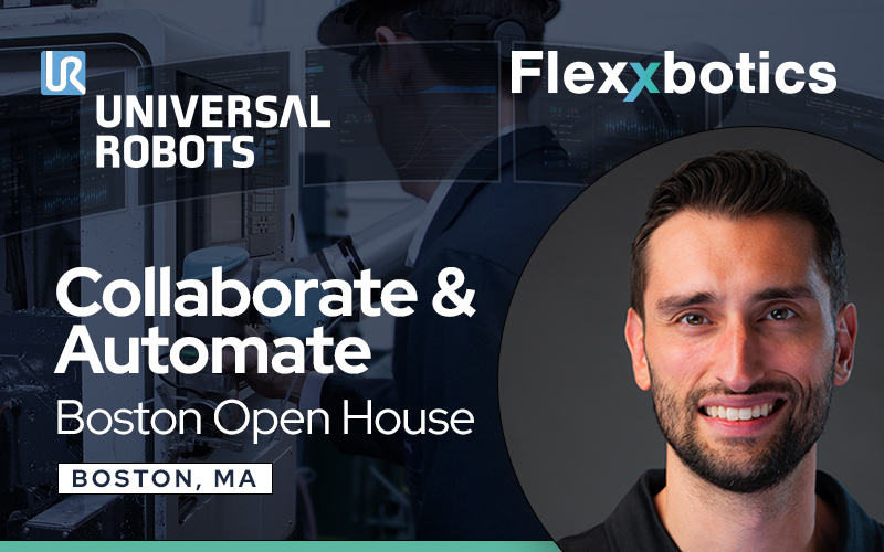 Flexxbotics to Present Breakthroughs in Robot-Driven Manufacturing at Universal Robots Collaborate & Automate