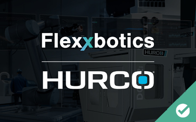 Flexxbotics Announces Robot Compatibility with HURCO® CNC Machines & Automation Solutions