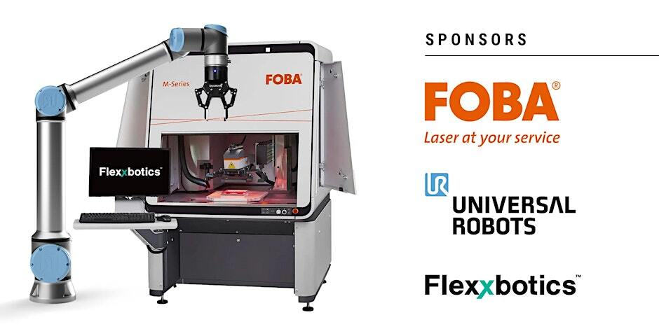 flexxbotics-foba-universal-robots-transforming-laser-marking-event