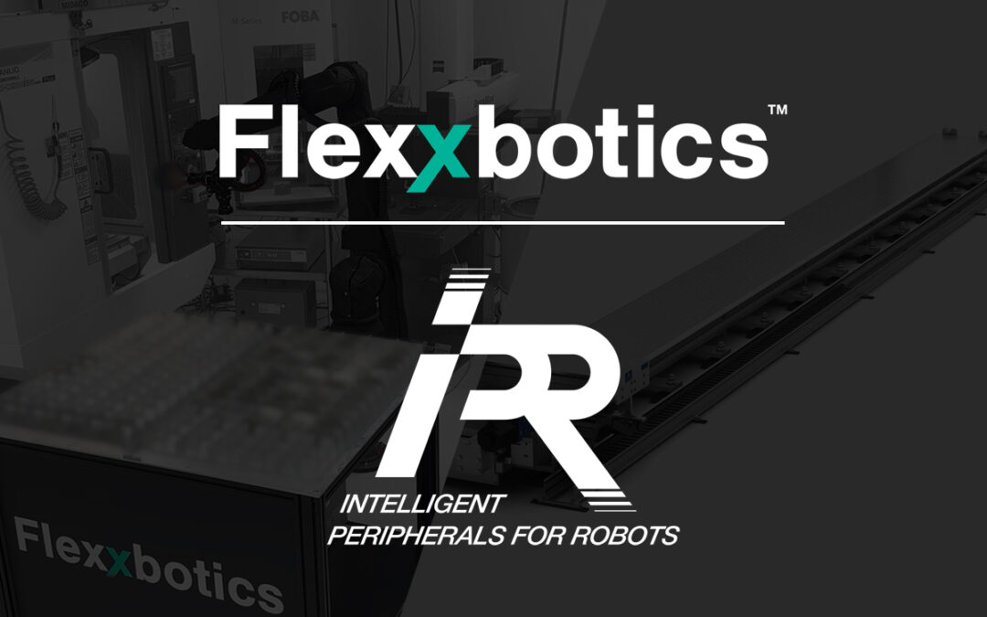 Flexxbotics and IPR Robotics Partner to Deliver StackTrax for Advanced Robotic Machine Tending with Dual-Rail 7th Axis Mobility and Autonomous Process Control