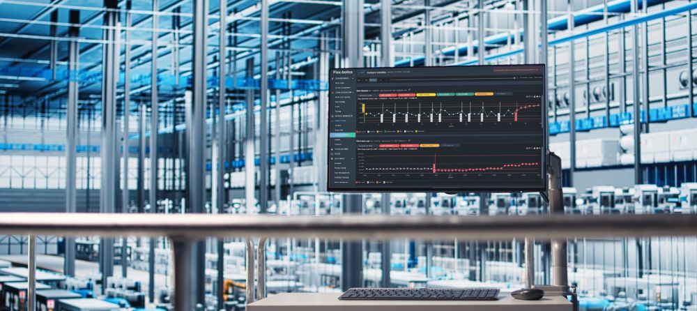 The Flexxbotics control plane software correction a manufacturing facility in real time